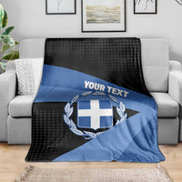 Personalised Greece Hellas Blanket Coat Of Arms - Wonder Print Shop