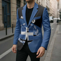 Personalised Greece Hellas Blazer Coat Of Arms - Wonder Print Shop