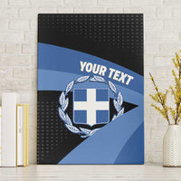 Personalised Greece Hellas Canvas Wall Art Coat Of Arms - Wonder Print Shop