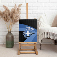 Personalised Greece Hellas Canvas Wall Art Coat Of Arms - Wonder Print Shop