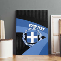 Personalised Greece Hellas Canvas Wall Art Coat Of Arms - Wonder Print Shop