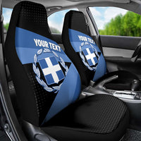 Personalised Greece Hellas Car Seat Cover Coat Of Arms - Wonder Print Shop