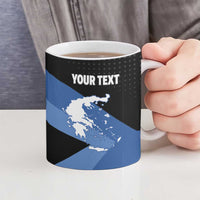 Personalised Greece Hellas Ceramic Mug Coat Of Arms - Wonder Print Shop