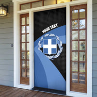 Personalised Greece Hellas Door Cover Coat Of Arms - Wonder Print Shop
