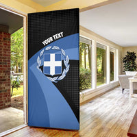 Personalised Greece Hellas Door Cover Coat Of Arms - Wonder Print Shop