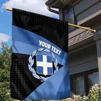 Personalised Greece Hellas Garden Flag Coat Of Arms - Wonder Print Shop