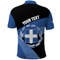 Personalised Greece Hellas Polo Shirt Coat Of Arms - Wonder Print Shop