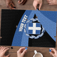 Personalised Greece Hellas Puzzle Coat Of Arms - Wonder Print Shop