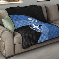 Personalised Greece Hellas Quilt Coat Of Arms - Wonder Print Shop