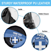 Personalised Greece Hellas Spare Tire Cover Coat Of Arms - Wonder Print Shop