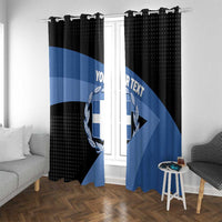 Personalised Greece Hellas Window Curtain Coat Of Arms - Wonder Print Shop