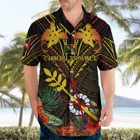 Papua New Guinea Chimbu Province Hawaiian Shirt Papua Niugini Coat Of Arms With Flag Style - Wonder Print Shop