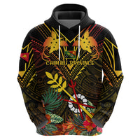 Papua New Guinea Chimbu Province Hoodie Papua Niugini Coat Of Arms With Flag Style - Wonder Print Shop