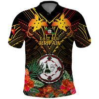 Papua New Guinea East New Britain Province Polo Shirt Papua Niugini Coat Of Arms With Flag Style - Wonder Print Shop