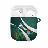 Bolivia Football AirPods Case La Verde Sporty Curves Style - Wonder Print Shop