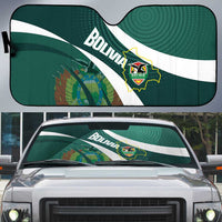 Bolivia Football Auto Sun Shade La Verde Sporty Curves Style - Wonder Print Shop