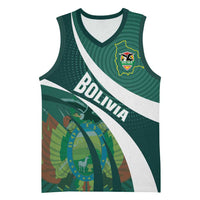 Custom Bolivia Football Basketball Jersey La Verde Sporty Curves Style - Wonder Print Shop