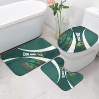 Bolivia Football Bathroom Set La Verde Sporty Curves Style - Wonder Print Shop