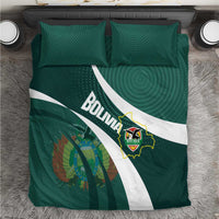 Bolivia Football Bedding Set La Verde Sporty Curves Style - Wonder Print Shop