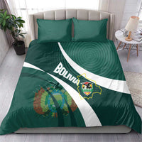 Bolivia Football Bedding Set La Verde Sporty Curves Style - Wonder Print Shop