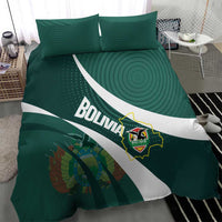 Bolivia Football Bedding Set La Verde Sporty Curves Style - Wonder Print Shop