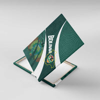 Bolivia Football Canvas Wall Art La Verde Sporty Curves Style - Wonder Print Shop
