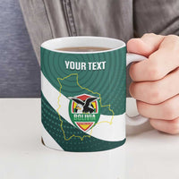 Custom Bolivia Football Ceramic Mug La Verde Sporty Curves Style - Wonder Print Shop