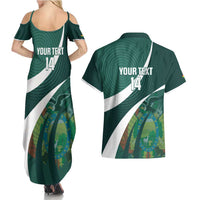 Custom Bolivia Football Couples Matching Summer Maxi Dress and Hawaiian Shirt La Verde Sporty Curves Style - Wonder Print Shop