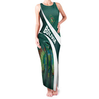 Custom Bolivia Football Family Matching Tank Maxi Dress and Hawaiian Shirt La Verde Sporty Curves Style - Wonder Print Shop
