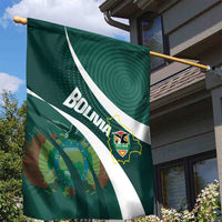 Bolivia Football Garden Flag La Verde Sporty Curves Style - Wonder Print Shop