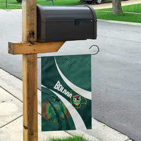 Bolivia Football Garden Flag La Verde Sporty Curves Style - Wonder Print Shop