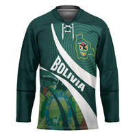 Custom Bolivia Football Hockey Jersey La Verde Sporty Curves Style - Wonder Print Shop