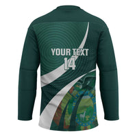 Custom Bolivia Football Hockey Jersey La Verde Sporty Curves Style - Wonder Print Shop