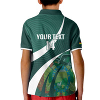 Custom Bolivia Football Kid Polo Shirt La Verde Sporty Curves Style - Wonder Print Shop