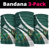 Bolivia Football Neck Gaiter La Verde Sporty Curves Style - Wonder Print Shop