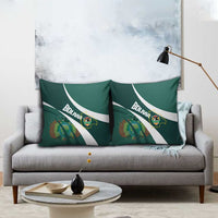 Bolivia Football Pillow Cover La Verde Sporty Curves Style - Wonder Print Shop