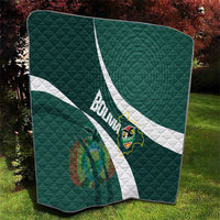 Bolivia Football Quilt La Verde Sporty Curves Style - Wonder Print Shop