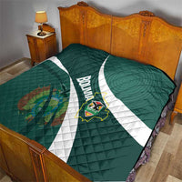 Bolivia Football Quilt La Verde Sporty Curves Style - Wonder Print Shop