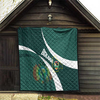 Bolivia Football Quilt La Verde Sporty Curves Style - Wonder Print Shop