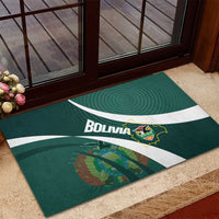 Bolivia Football Rubber Doormat La Verde Sporty Curves Style - Wonder Print Shop