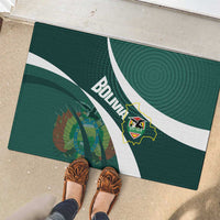 Bolivia Football Rubber Doormat La Verde Sporty Curves Style - Wonder Print Shop