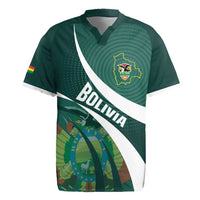 Custom Bolivia Football Rugby Jersey La Verde Sporty Curves Style - Wonder Print Shop
