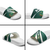 Bolivia Football Slide Sandals La Verde Sporty Curves Style - Wonder Print Shop