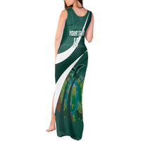 Custom Bolivia Football Tank Maxi Dress La Verde Sporty Curves Style - Wonder Print Shop