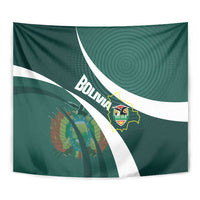 Bolivia Football Tapestry La Verde Sporty Curves Style - Wonder Print Shop