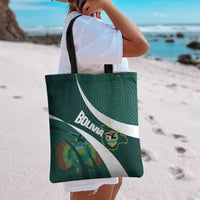 Bolivia Football Tote Bag La Verde Sporty Curves Style - Wonder Print Shop