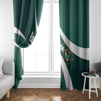 Bolivia Football Window Curtain La Verde Sporty Curves Style - Wonder Print Shop