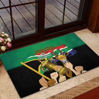 South Africa Special Holiday Rubber Doormat Springboks Champions Celebration Rugby Is My Soul - Wonder Print Shop