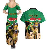 Personalised South Africa Special Holiday Couples Matching Summer Maxi Dress and Hawaiian Shirt Springboks Champions Celebration Rugby Is My Soul - Wonder Print Shop
