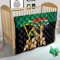 Personalised South Africa Special Holiday Quilt Springboks Champions Celebration Rugby Is My Soul - Wonder Print Shop